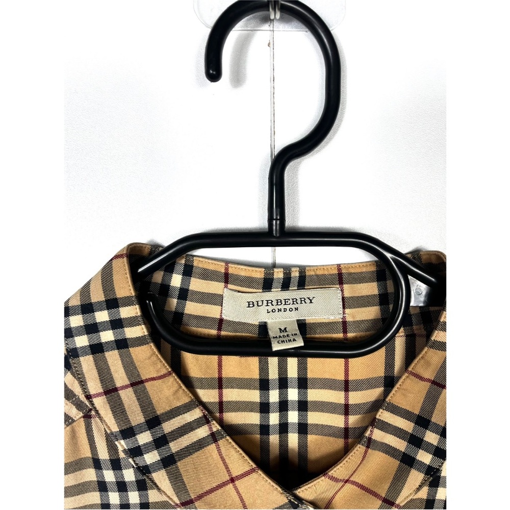 Burberry Tan Plaid Mini Dress - Picture 5 of 8